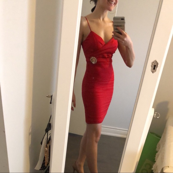 Red Cocktail Dress